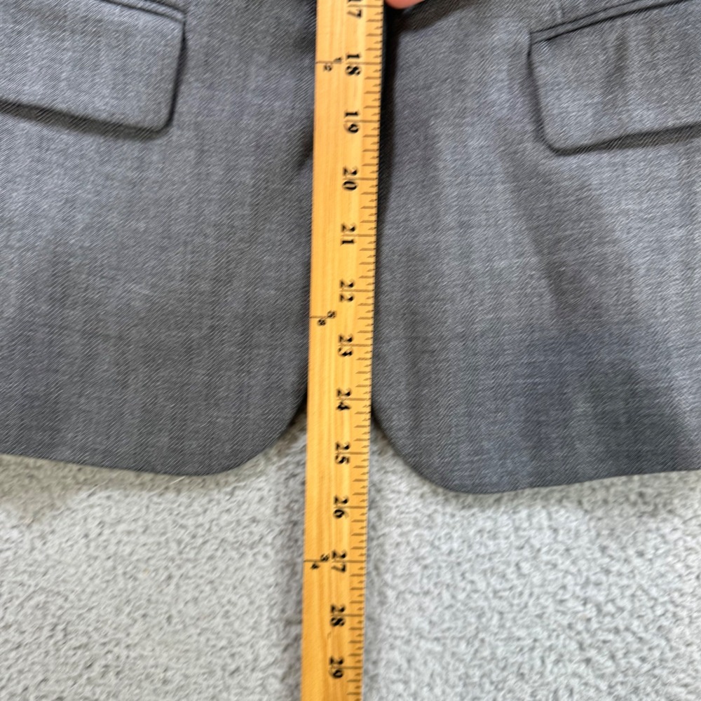 Banana Republic Women's Gray Herringbone Blazer Jacket Size 4 - Picture 5 of 8
